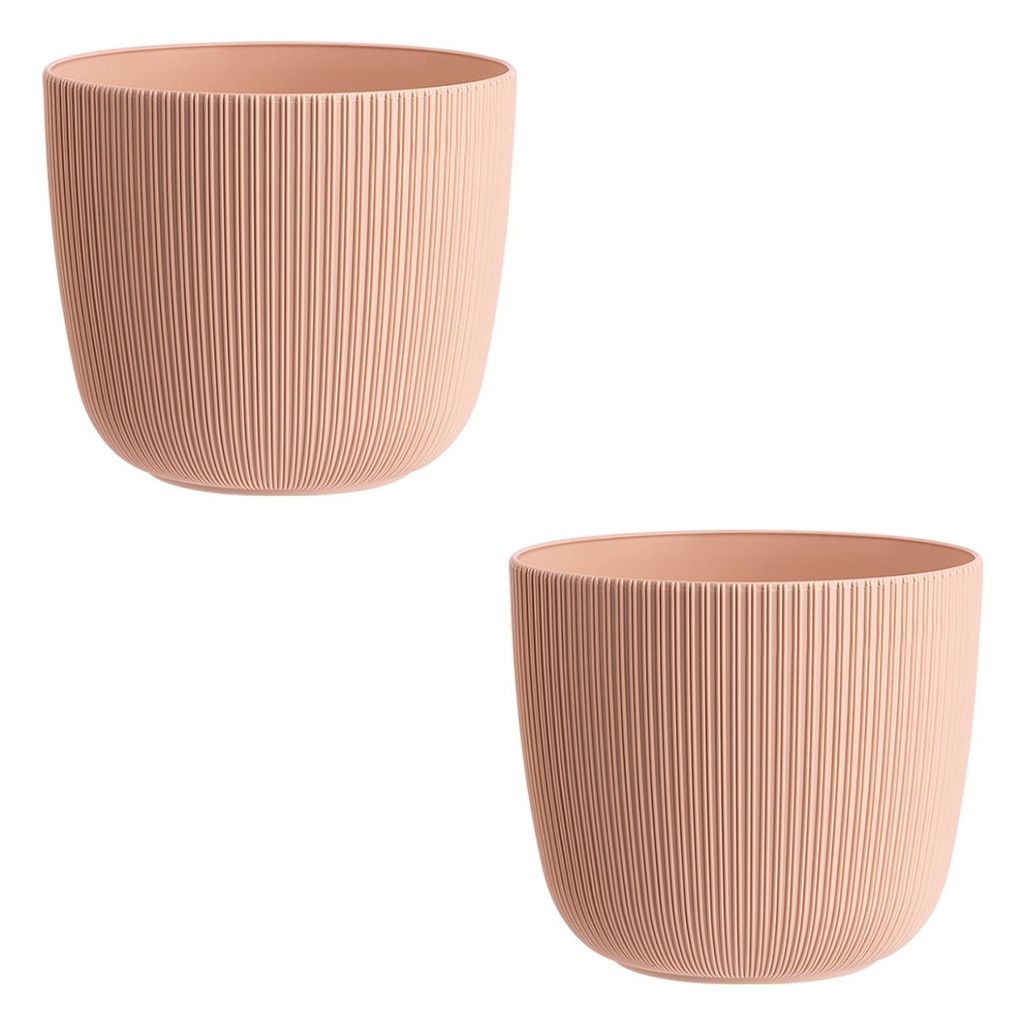 Tusco Products Blumentopf Quadratisch, 40,6 Cm, Espresso – Moderner Kunststoff-Übertopf Für Innen & Außen