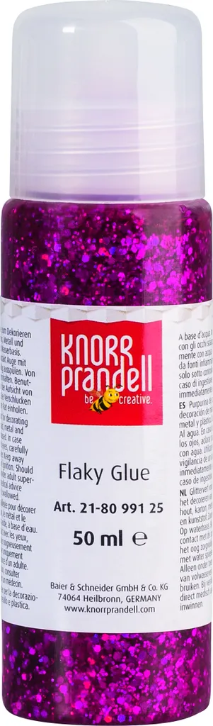 Comment coller des paillettes sans en mettre partout ? Flaky Glue Rose