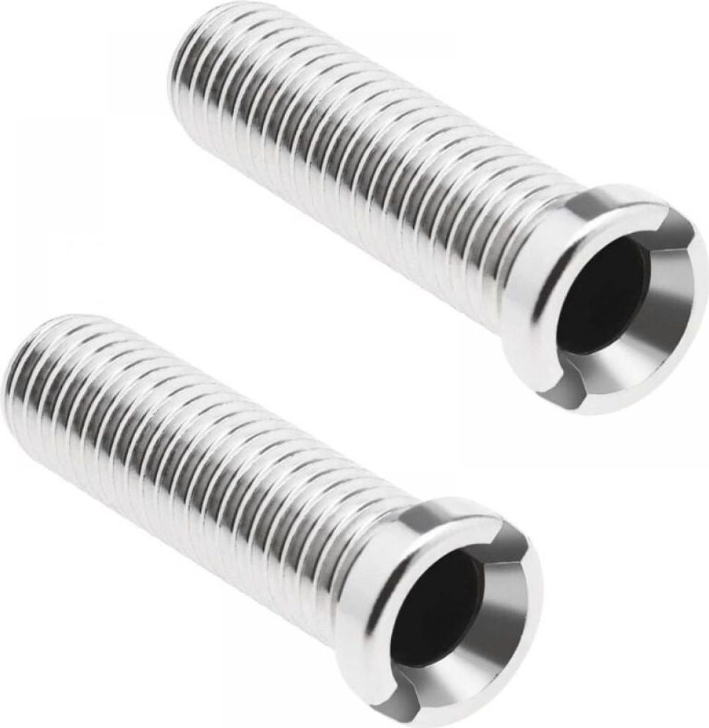 Set mit 2 M12 x 45 mm Edelstahl-Gewindeschrauben (304) für Küchenspülen