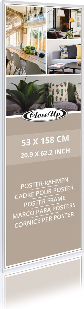 Posterrahmen 53 x 158 cm weiss