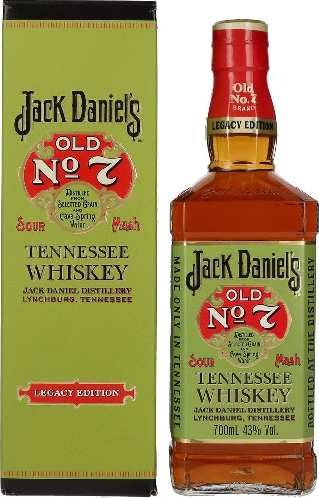 Jack Daniel's Sour Mash Tennessee Whiskey LEGACY EDITION Image du produit 