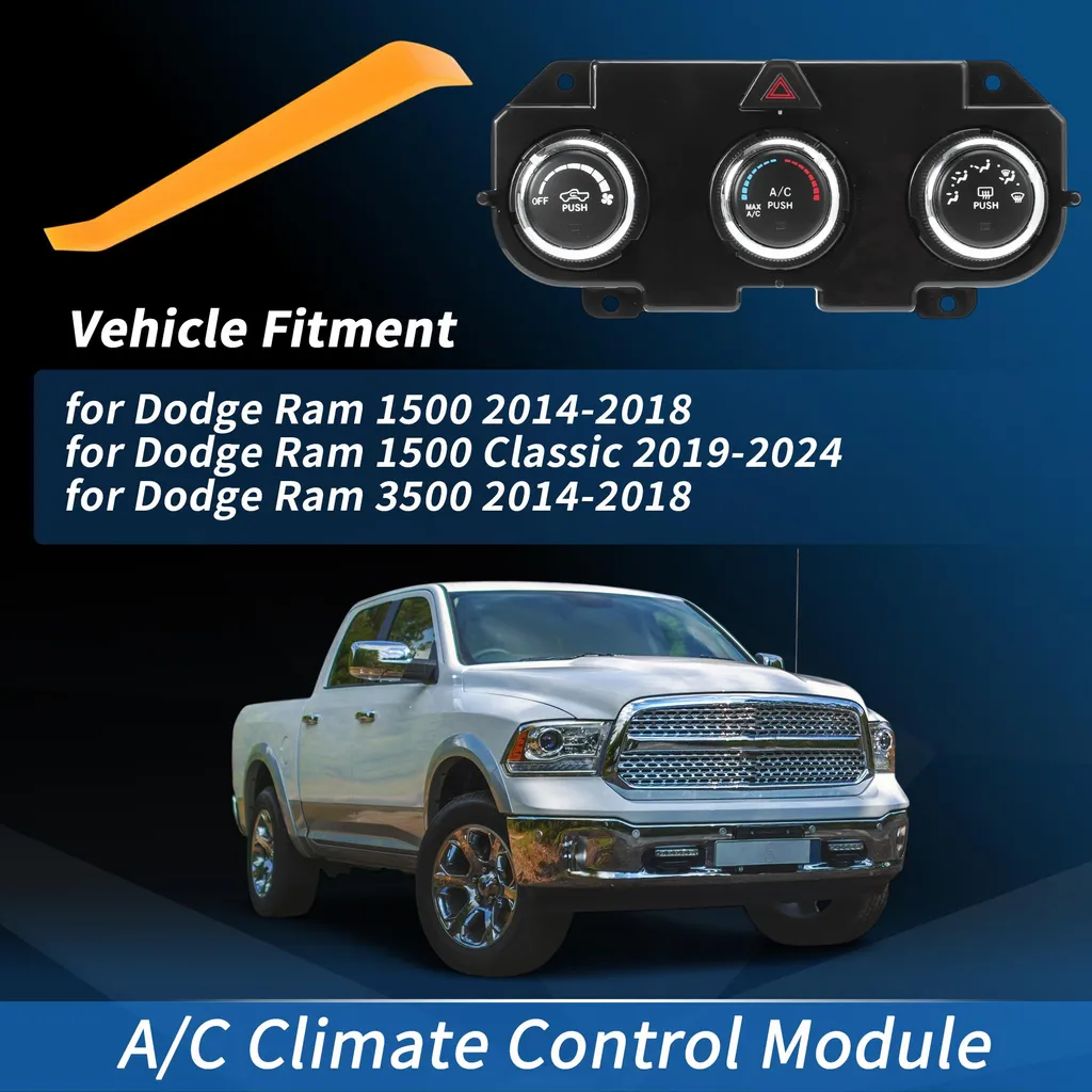 Module de contrôle de chauffage 68268190AA Dodge Ram 1500 2014-2018