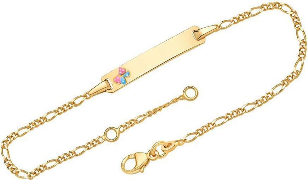 375er Gelbgold mit süßem Schmetterling Element ID1025-G Produktbild 