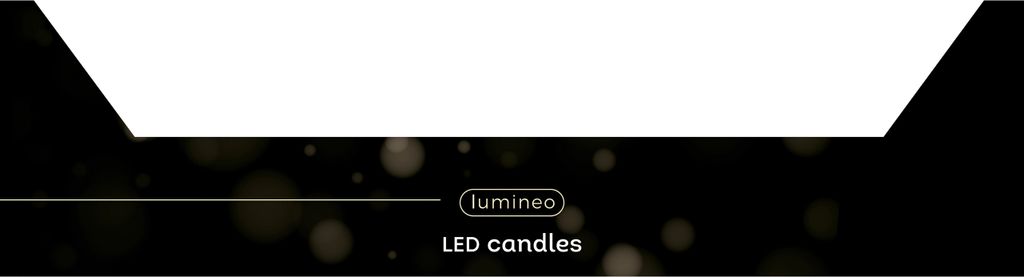 Lumineo Bougie LED Avec Minuterie - 7 X 12 Cm - Pour L