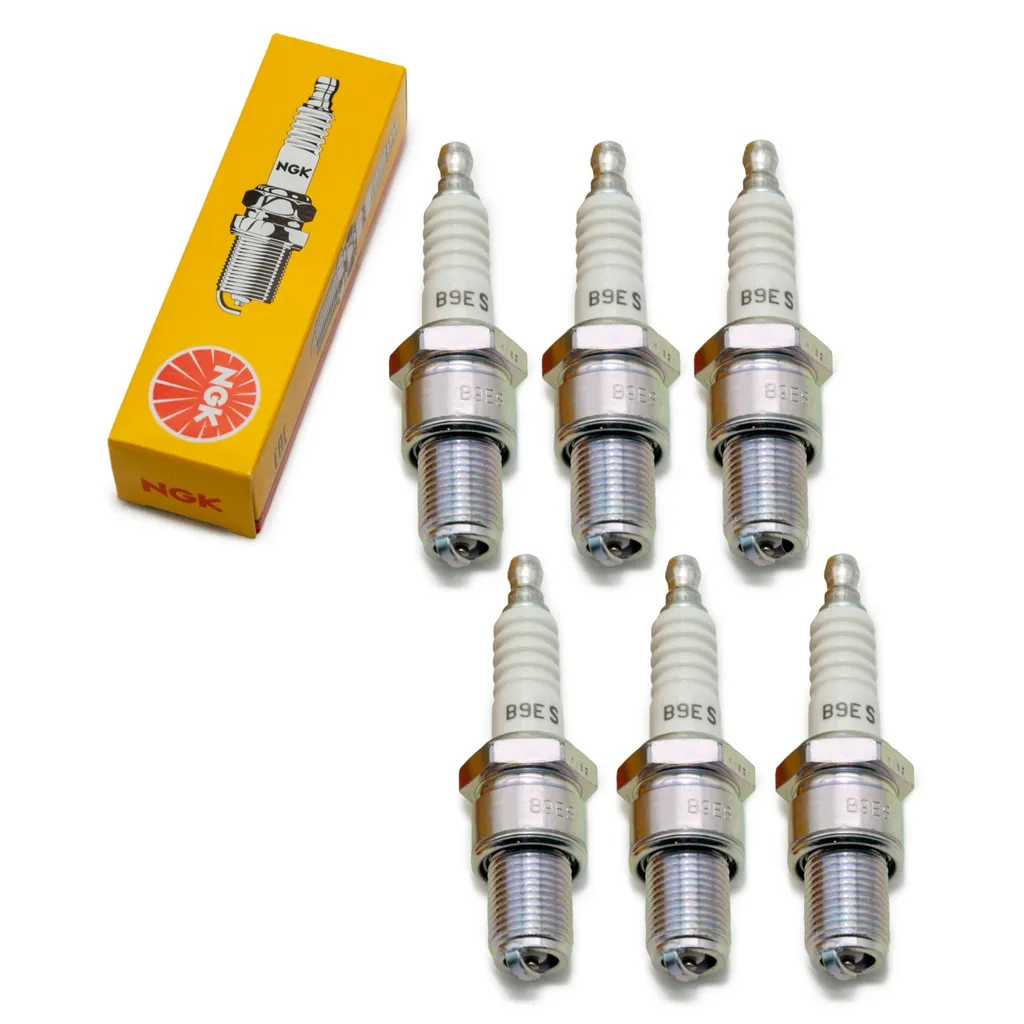 Set 6 Candele NGK B9ES 2611 Originali - Ricambio Moto e Kart Performance
