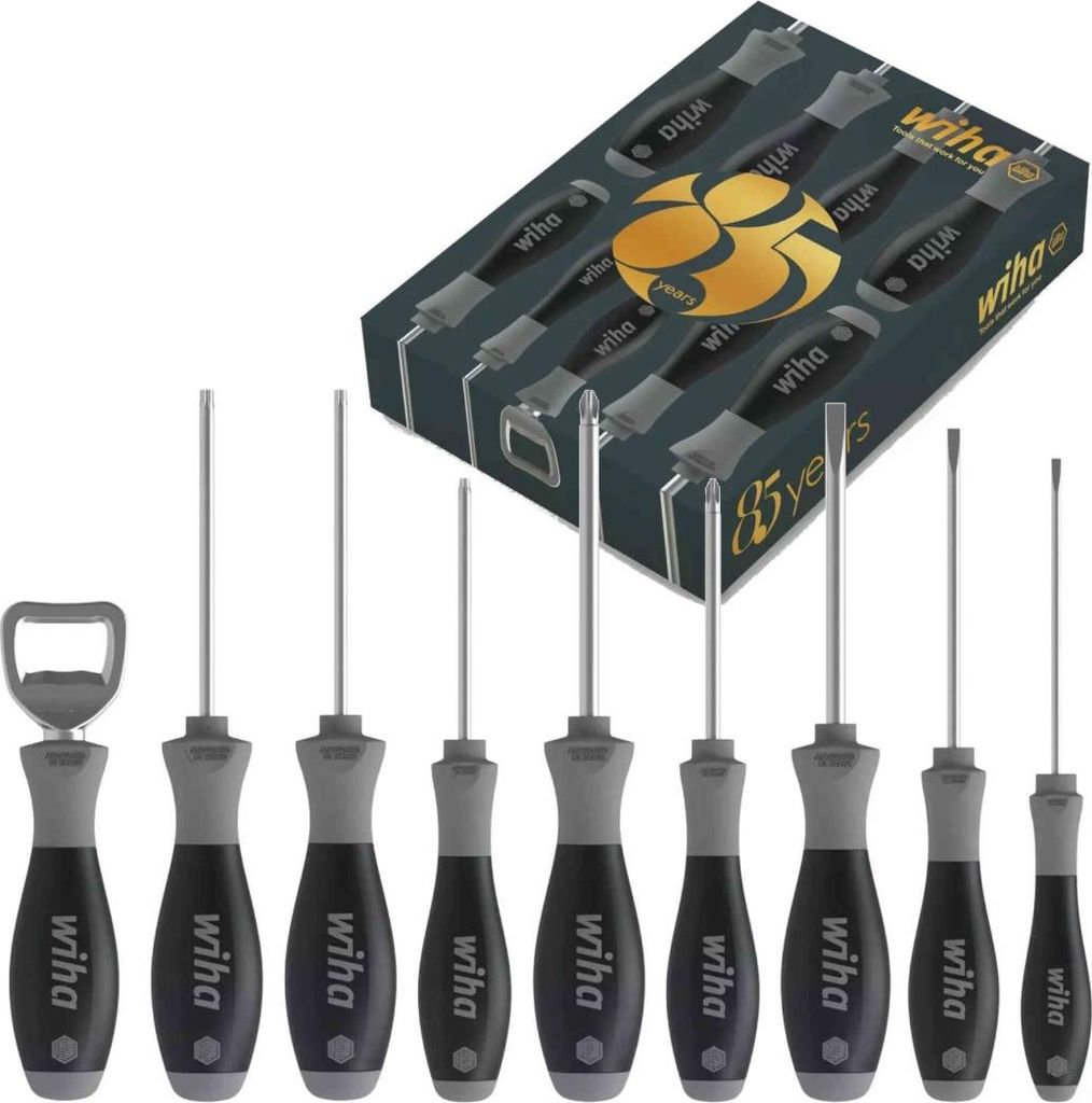 wiha - SoftFinish-Schraubendreher-Set, 8-teilig + Produktbild 