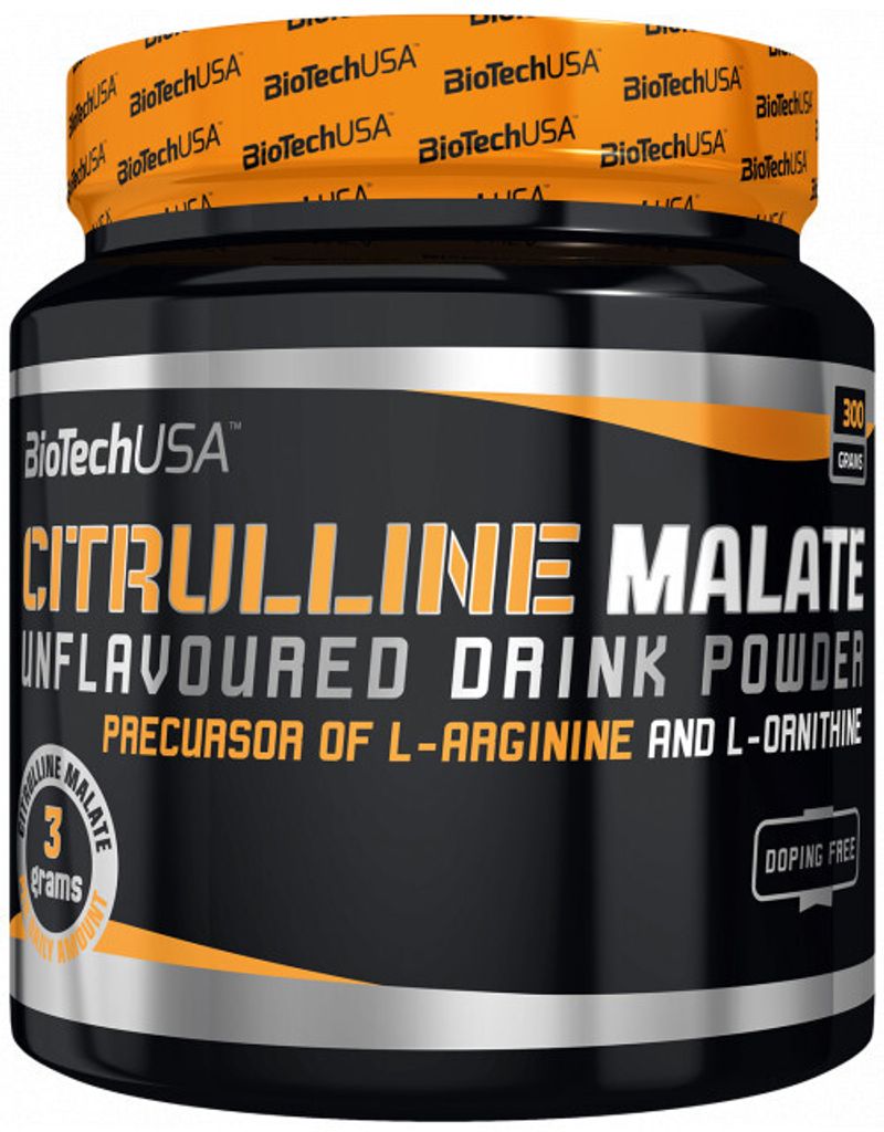 BioTech USA Citrulline Malate 300 g zelené jablko / Obrázok produktu 
