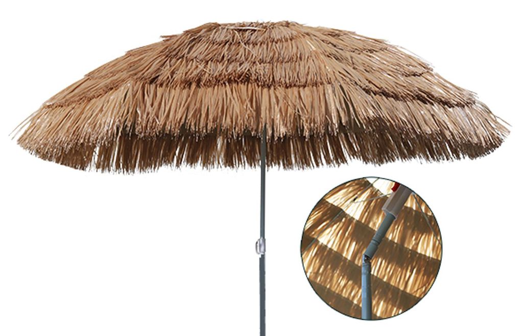 Hawaii Sonnenschirm Strandschirm Gartnschirm rund Ø1,6m Produktbild 
