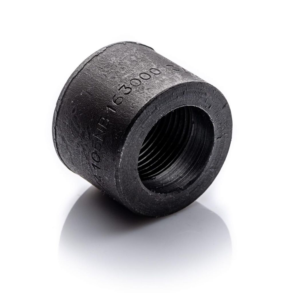 POLBERIS Gewindemuffe 3/8" NPT Klasse 3000 (206 bar) – Hochdruck Schweißmuffe aus Stahl mit Innengewinde Industrie Adapter für Rohrleitungen & ...