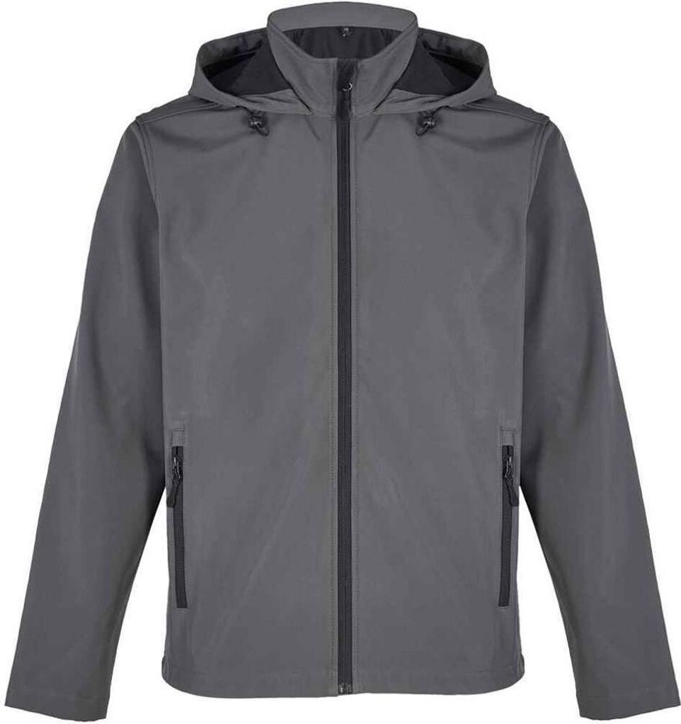 SOLS - "Race" Softshelljacke mit Kapuze für Herren PC7771 (4XL) (Holzkohle)