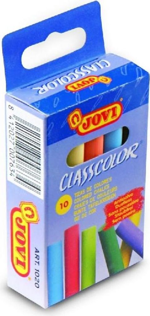 JOVI Staubfreie Schulkreide, 10 Farben Produktbild 