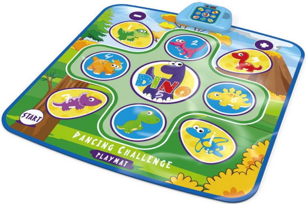 Tanzmatte, Musikspielmatte mit 5 Spielmodi, leuchtende Herausforderungsmatte, Geburtstagsgeschenk für 3-8-jährige Kinder