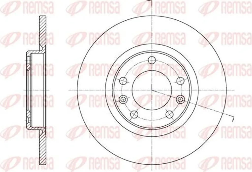 Disque de frein 1609582880 anti-vibration pour Peugeot 308 et C4