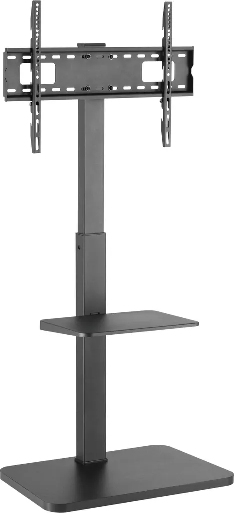 Support TV Sol sans Perçage 37-75" Solution Stable Écrans Lourds 30kg Noir