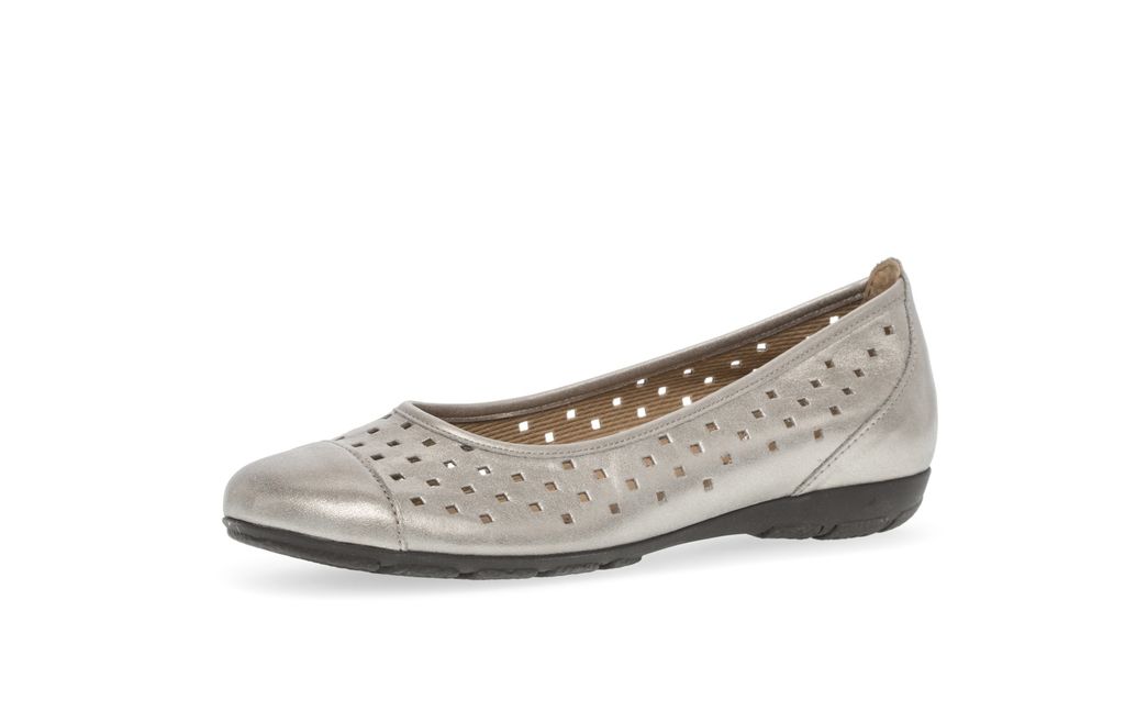 Gabor Damen Klassische Ballerinas, Frauen Flats,Ausgehschuhe,Abendschuhe,Slip-ons,Freizeitschuhe,sportlich,Pumps,Mutaro (Mocca),39 EU / 6 UK
