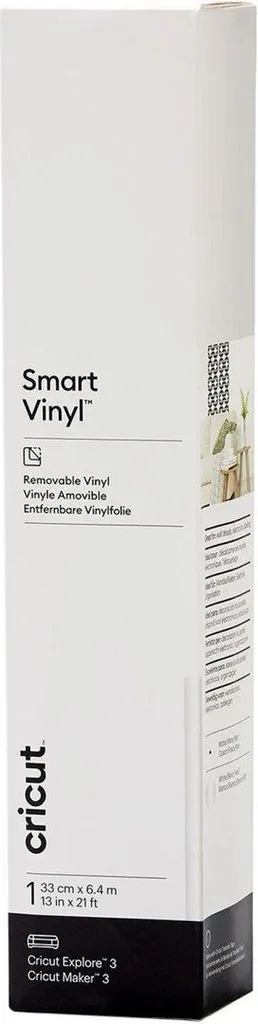 Cricut Smart Vinyl Removable 2008649 Rouleau Vinyle Résistant à la Chaleur