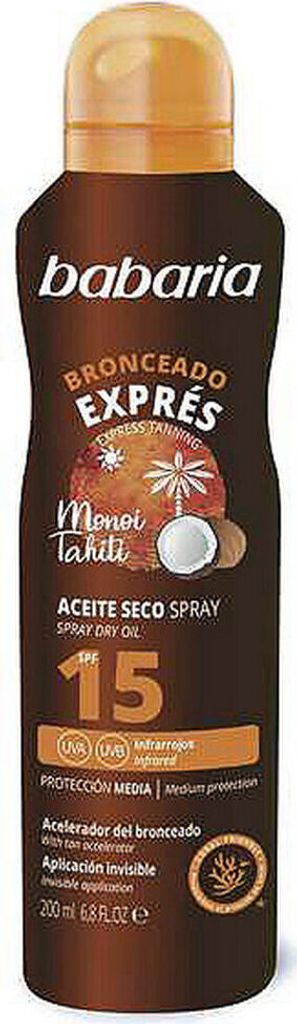 Sonnenöl Babaria 200 ml Spf 15
