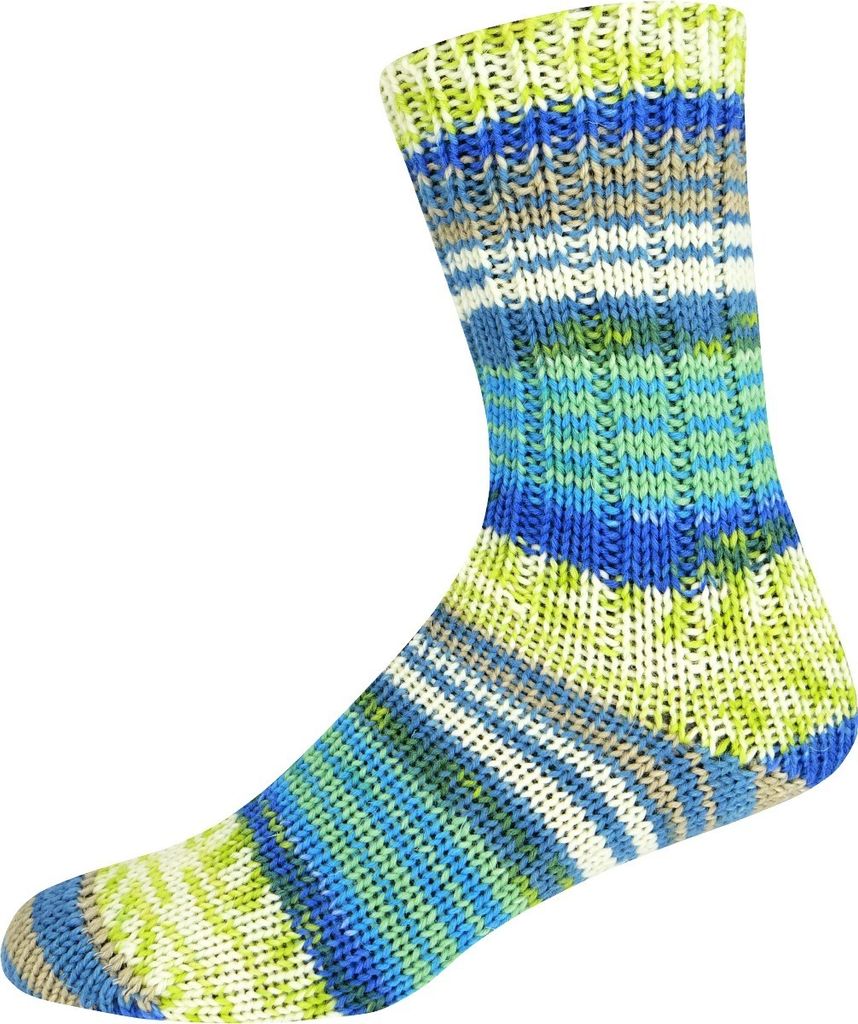 ONline Garne Supersocke 372 Merino Color 6-fach Sockenwolle 150 g/375 m, 3076