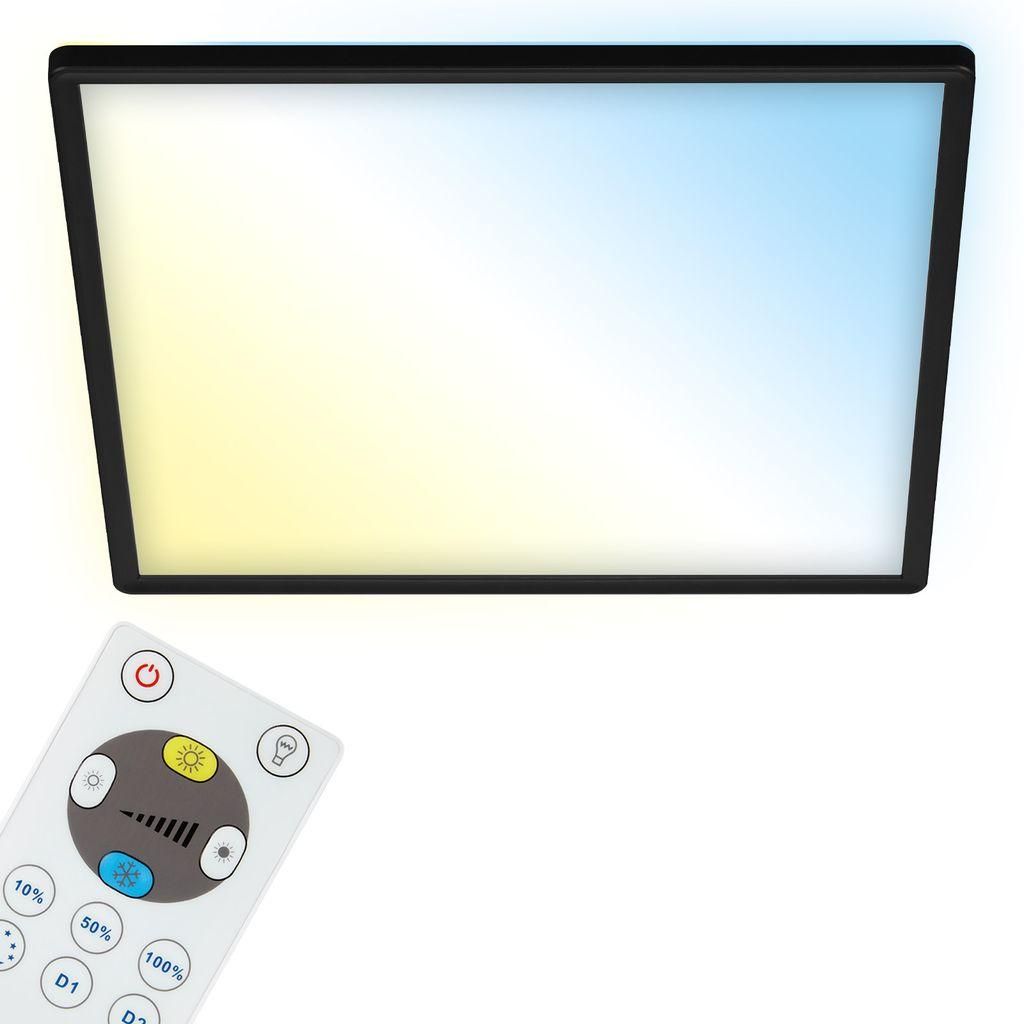 LED Panel Dimmbar Fernbedienung Ultraflach CCT 22 W schwarz Produktbild 