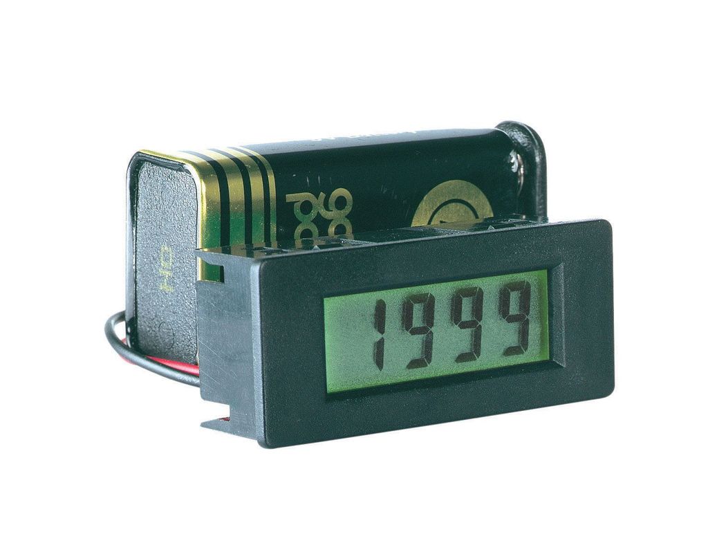PeakTech LDP-340 - LCD Voltmeter-Einbaumodul 8 mm Ziffernhähe mit Hintergrundbeleuchtung