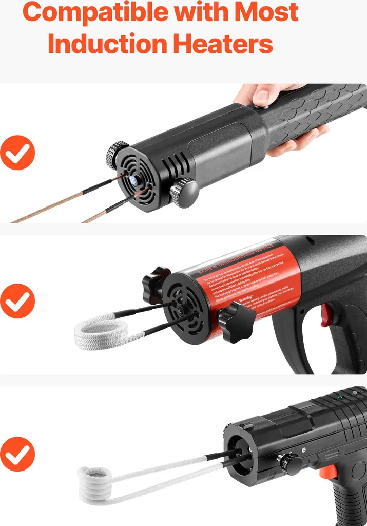 Kit de 10 bobines de chauffage par induction Vevor pour écrous
