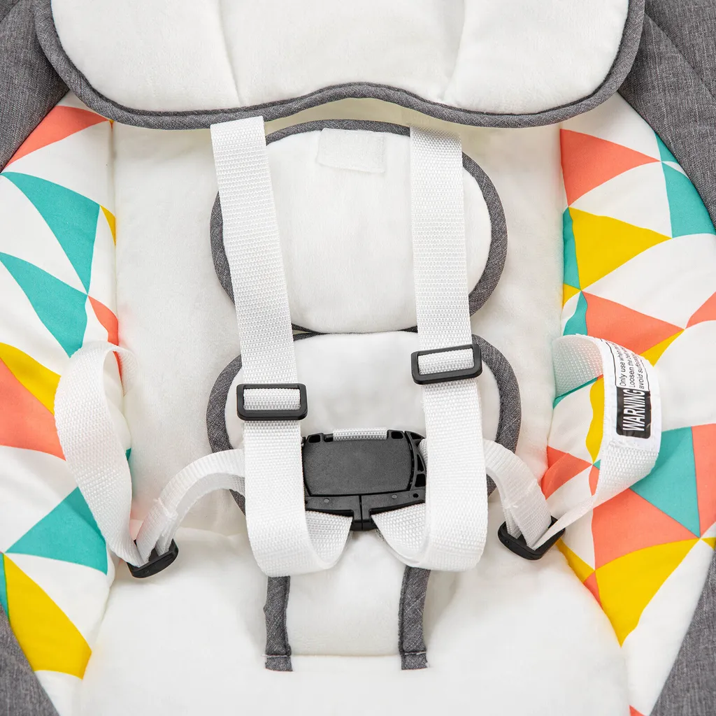 Transat Électrique Gris avec Télécommande et Musique Bluetooth Bébé - 9