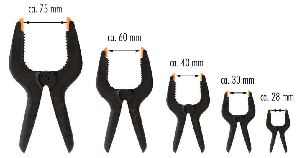 Zwingen 16-teiliges Set Produktbild 