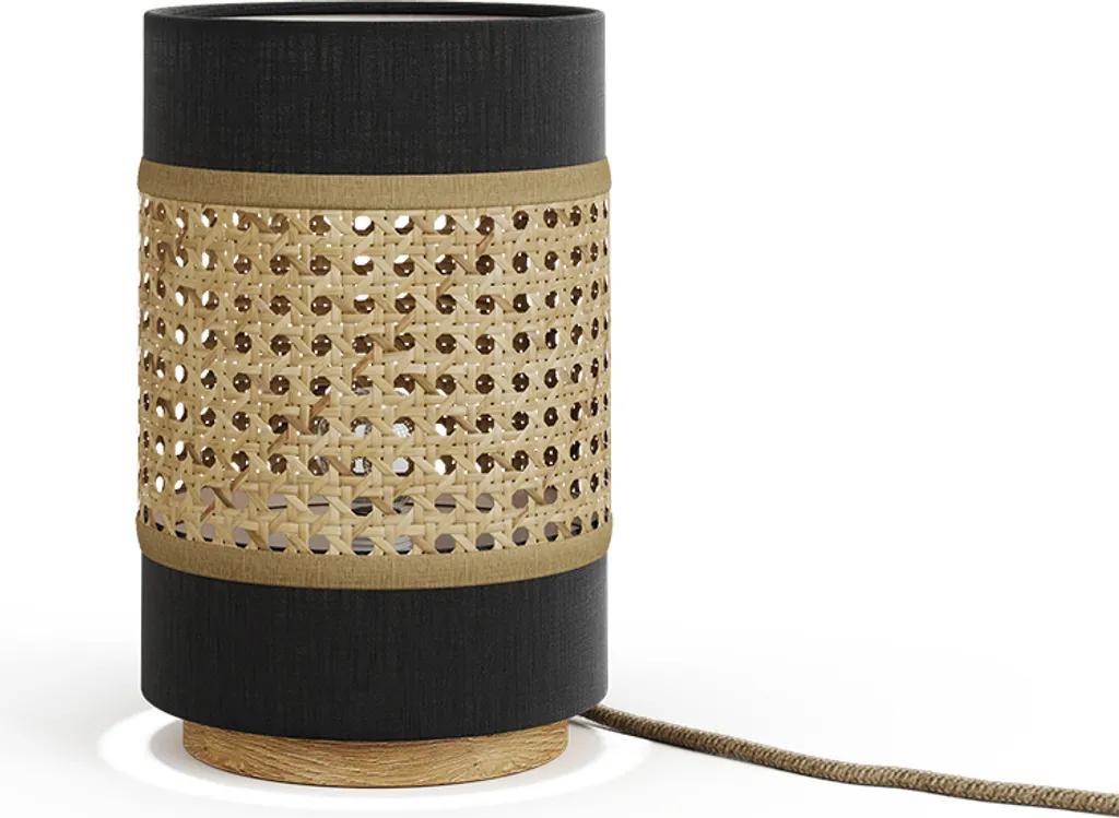 Lampe de chevet noire Vicco Morten idéale pour ambiance de lecture