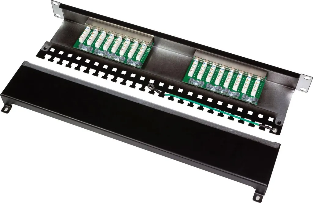 LogiLink Pannello Patch 19 Pollici 16 Porte Cat.6 UTP Nero - 6