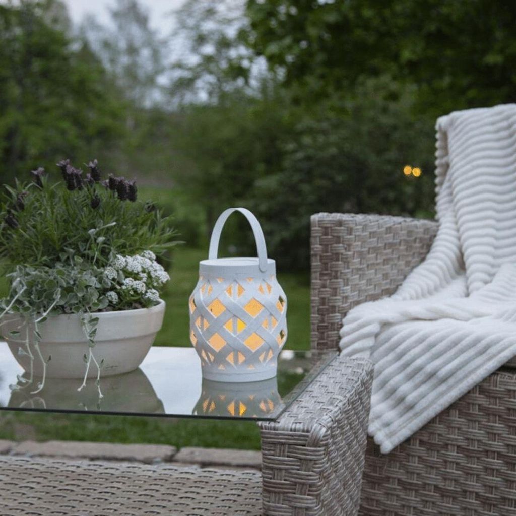 LED Laterne 'Flame' - LED mit bewegtem Feuereffekt - H: Produktbild 
