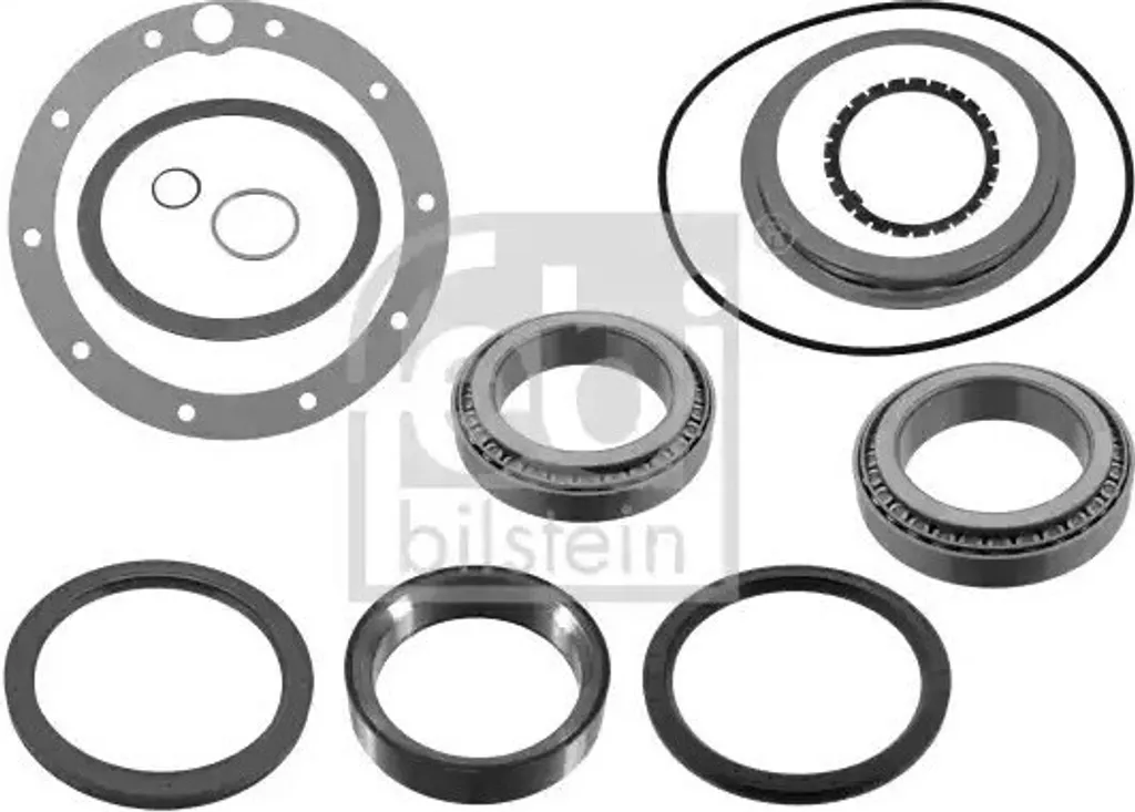 Kit roulement de roue arrière FEBI 47787 pour MERCEDES ACTROS - 145 mm