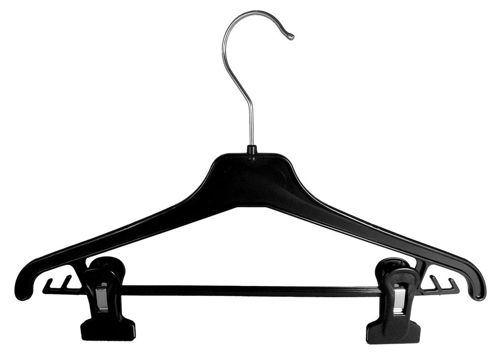 Kleiderbügel, Kinderbügel, Anzug, Kostüm, 38 cm, schwarz, NEU, 20 Stück