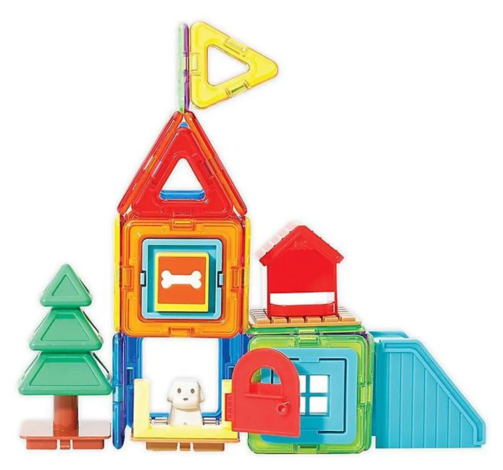 Construire la Maison de Milo avec Magformers : Jeu Éducatif 33 Pièces