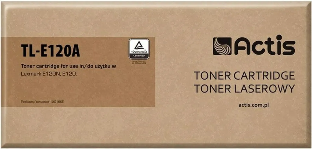 Toner Actis TL-E120A Noir remplace Lexmark 12016SE Standard 2000 pages