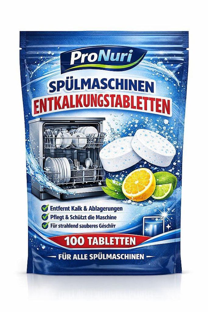 100 Entkalkungstabletten Spülmaschine Geschirrspülmaschine Produktbild 