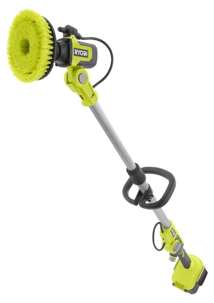 Ryobi RWTS18-0 teleskopická kefa, len 18 V batériové puzdro Obrázok produktu 