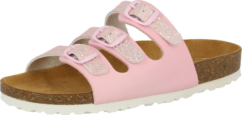 Bioline Free Kids Kinder Slipper mit verstellbaren Schnallen und dämpfungsaktiver EVA-Laufsohle, Größe 32