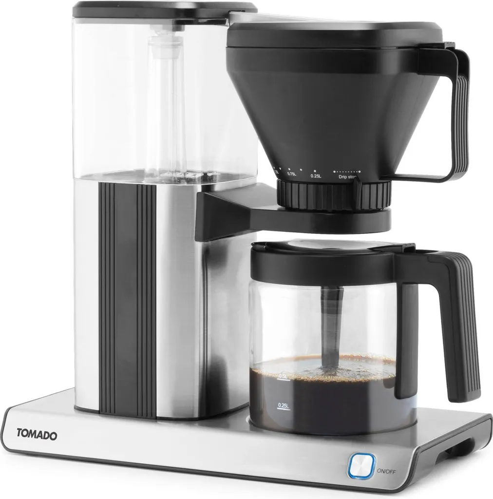 Tomado TCM1301S Caffettiera Filtro 1,25L Acciaio Inox - Offerta Shop