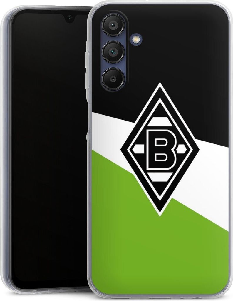 DeinDesign Handyhülle für Samsung Galaxy A15 Silikon Hülle Case Smartphone Schutzhülle Borussia Mönchengladbach Gladbach Offizielles Lizenzpro...