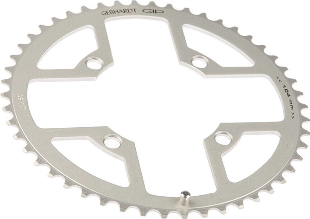 Gebhardt -Kettenring 46 Tands Silber, Shimano, 4 Löcher, ATB Triple