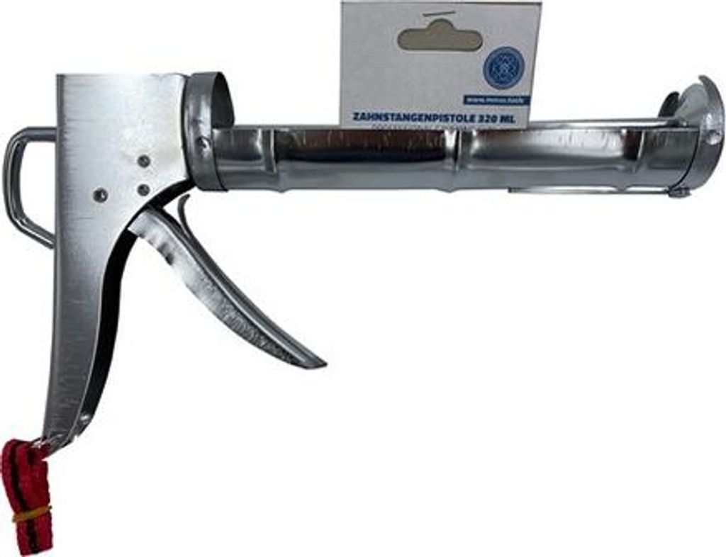Profi-Zahnstangen-Pistole 320 ml - Verzinkt - Ø 8 mm Zahnstange - Mit Trageschlaufe