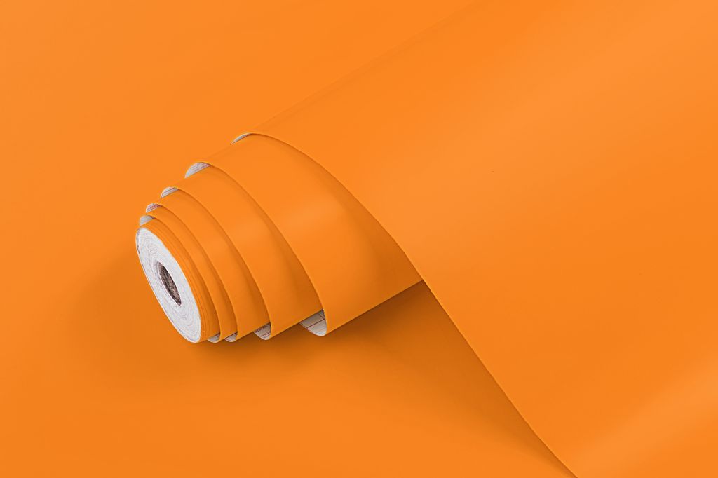 Klebefolie Uni MATT ORANGE Möbelfolie Dekofolie - Türfolie Produktbild 