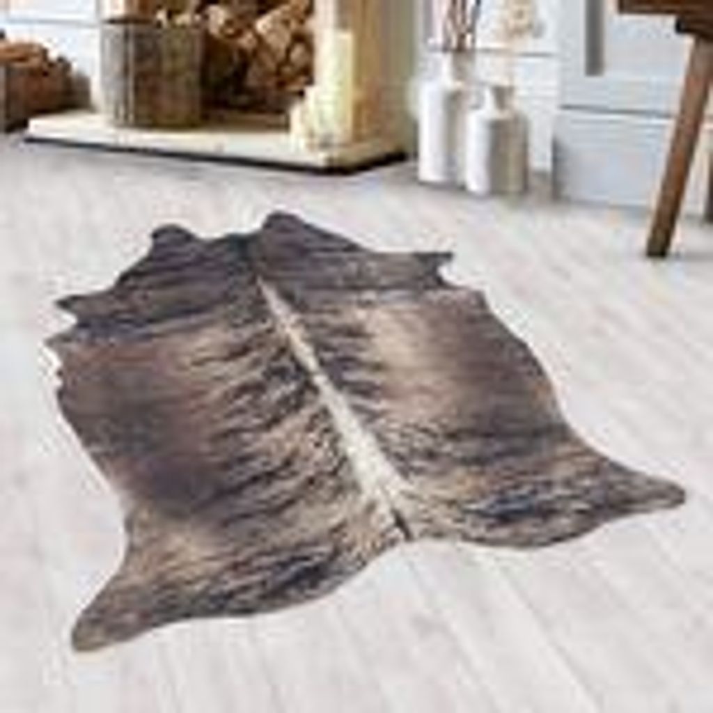 Homebyhome Kunstfell Teppich Fellimitat Rinderfell Kuhfell Produktbild 