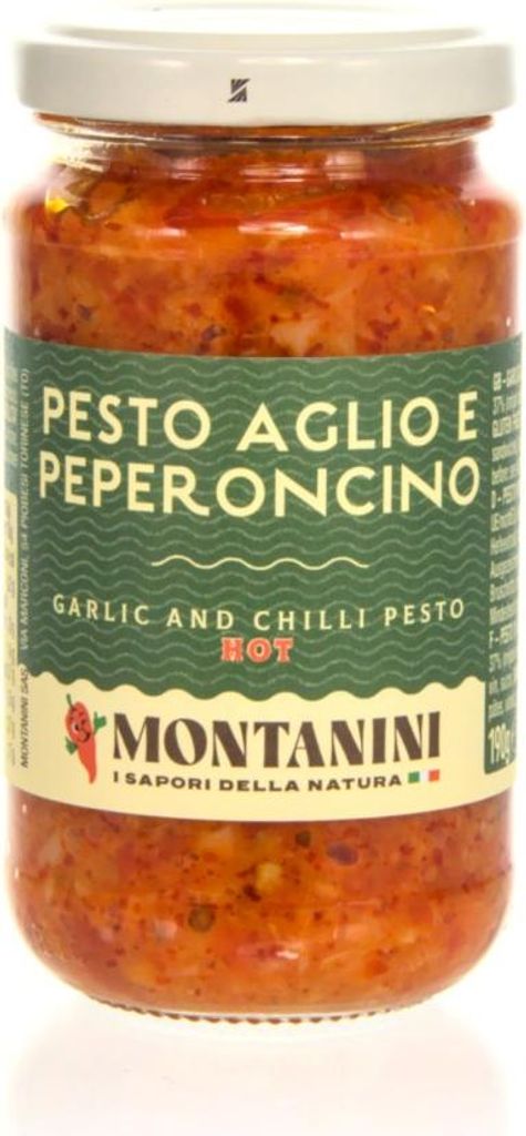Montanini Pesto aglio & peperoncino/Knoblauch mit Chili 190 Produktbild 