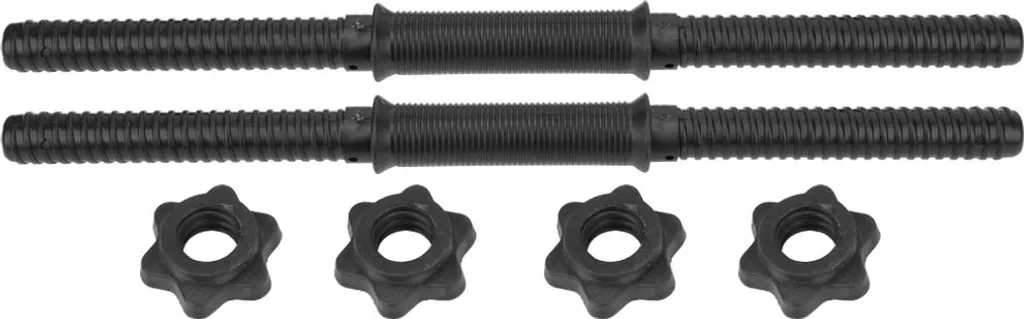 2 Poignées de Musculation pour Haltères avec 4 Bagues de Serrage Spinlock