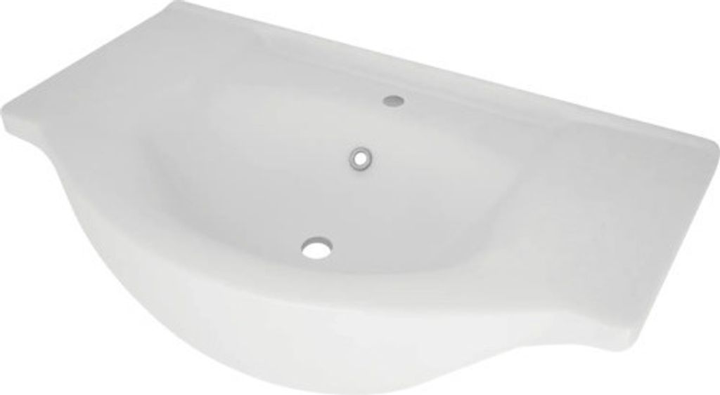 Baden Haus Möbelwaschtisch Aida 87 x 50 cm weiß glänzend Produktbild 