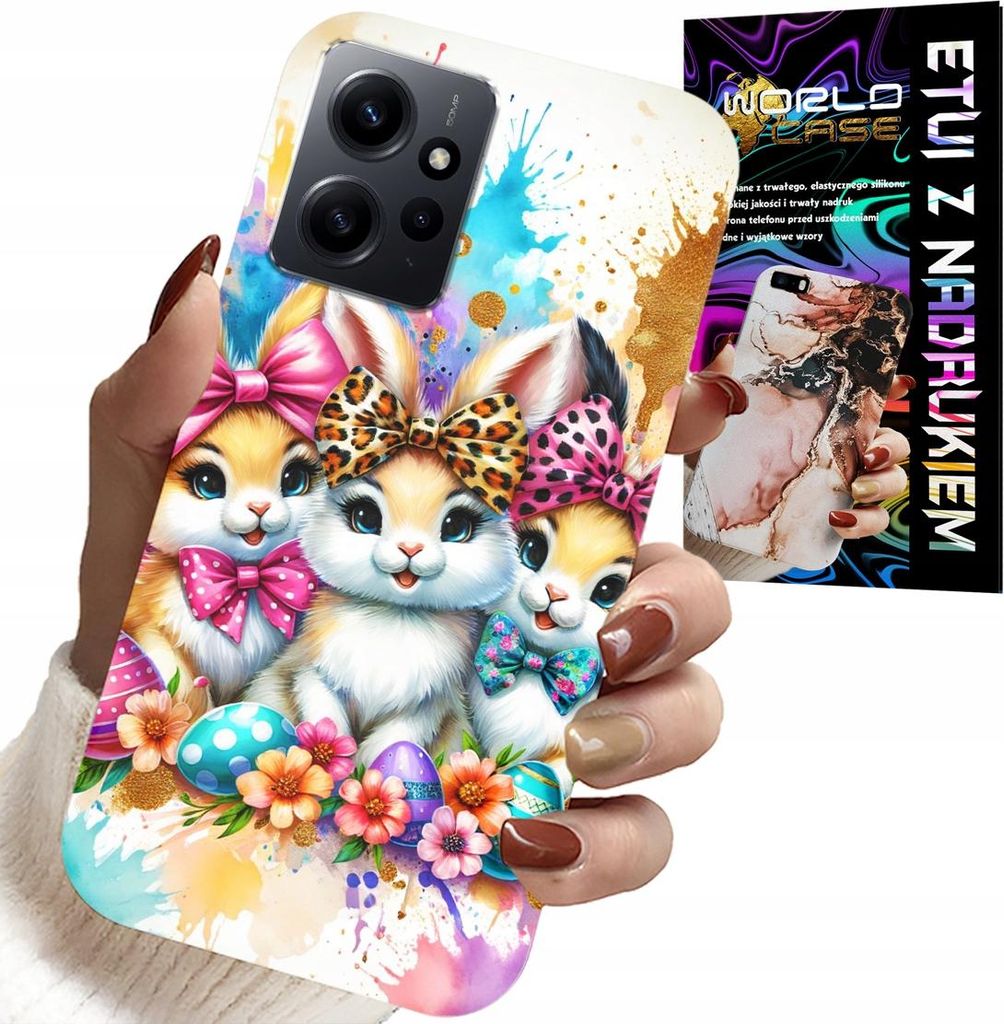 Fall Für Xiaomi Note 12 4G - Hase, Weihnachten, Kaninchen, Ostern
