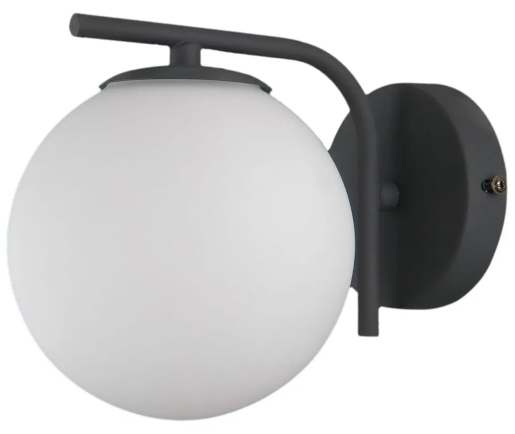 Luminaire Mural Design Raddi WL-5510-1-BK Italux Noir Mat pour Salon