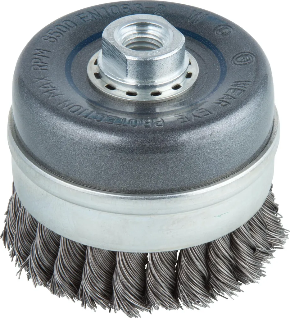 Brosse Métallique pour Rénover et Décaper la Rouille M14 Diamètre 100