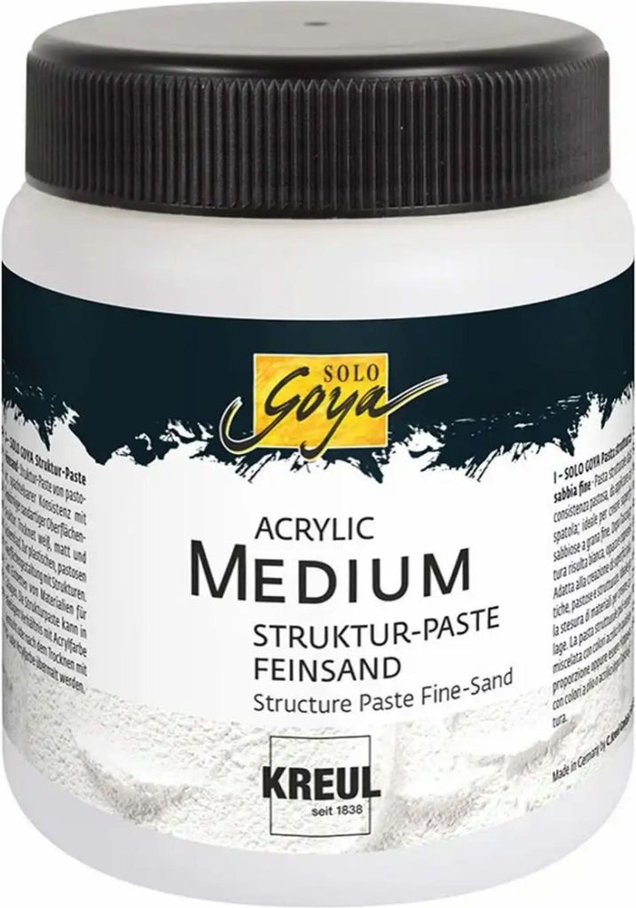 Kreul Solo Goya Fine Sand Strukturovací pasta 250 ml Obrázek produktu 
